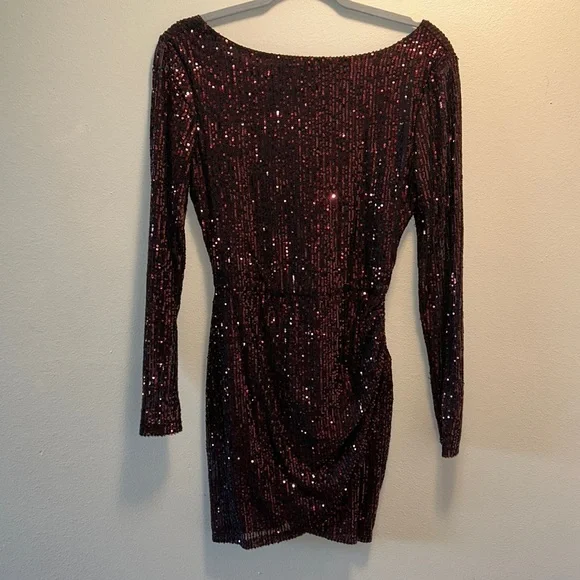 Red Sequin Dress - Picture 2 of 6